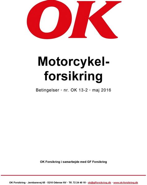 motorcykelforsikring gjensidige